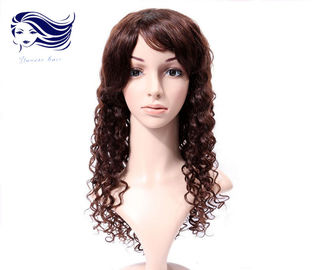 Porcellana Wave profondo 100 parrucche piene del pizzo dei capelli umani con i capelli del brasiliano dei capelli del bambino fornitore