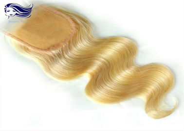 Porcellana I capelli brasiliani di Wave del corpo della chiusura della cima del pizzo di Remy della bionda liberano lo stile fornitore