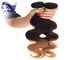 Porcellana Grado variopinto dei capelli di colore di Ombre del brasiliano di 3 toni/capelli 7A di Ombre esportatore
