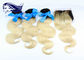 capelli umani colorati peruviano di estensioni dei capelli 7A con la chiusura del pizzo fornitore