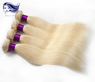 Porcellana Le estensioni bionde dei capelli umani di colore di Remy/hanno colorato le estensioni dei capelli del tessuto distributore