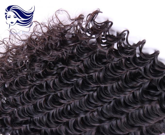 Le estensioni peruviane vergini profonde dei capelli di Wave raddoppiano la trama con il grado 7A