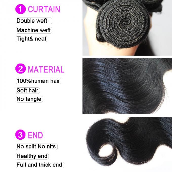 Tessuto cambogiano dei capelli ricci di Sensationnel/capelli cambogiani di Wave del corpo