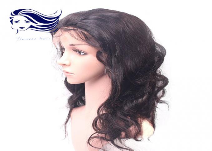Parrucche piene del pizzo dei capelli umani delle brevi parrucche piene del pizzo/capelli vergini per le donne bianche