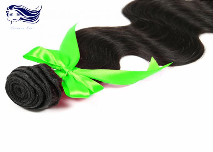 3 pacchi dei capelli di estensioni del tessuto indiano vergine non trattato dei capelli umani ondulato