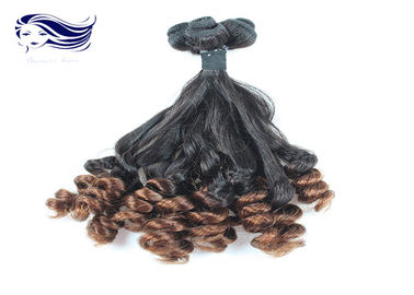 Porcellana Capelli reali 1B/27 di colore di Ombre dei capelli ricci di Aunty Fumi in breve fornitore