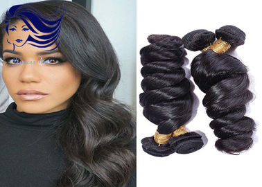 Capelli umani reali di estensioni 100 brasiliani vergini ondulati dei capelli per capelli fini fornitore