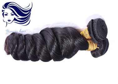 Capelli umani reali di estensioni 100 brasiliani vergini ondulati dei capelli per capelli fini fornitore