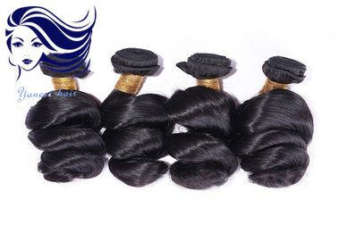 Capelli umani reali di estensioni 100 brasiliani vergini ondulati dei capelli per capelli fini fornitore