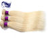 Estensioni colorate luminose dei capelli umani, estensioni bionde dei capelli umani fornitore