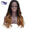Colore completo brasiliano vergine non trattato di Ombre dei capelli umani delle parrucche del pizzo fornitore
