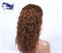 Le parrucche piene reali naturali del pizzo dei capelli umani marrone chiaro con 7A classificano fornitore
