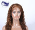 Porcellana Le parrucche piene reali naturali del pizzo dei capelli umani marrone chiaro con 7A classificano esportatore