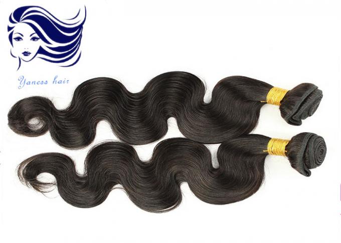 Estensioni brasiliane vergini nere dei capelli 7A per la trama 3,5 OZ del doppio dei capelli ricci