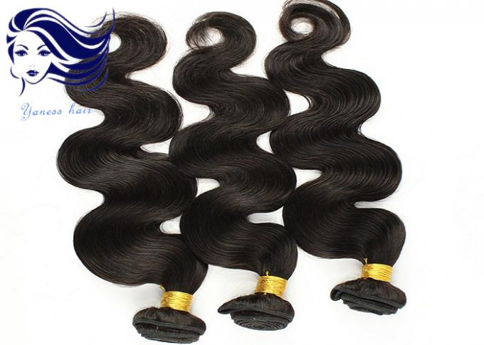 Estensioni brasiliane vergini nere dei capelli 7A per la trama 3,5 OZ del doppio dei capelli ricci