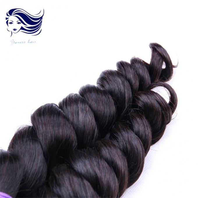 Le doppie estensioni dei capelli umani di Wefted a 24 pollici, capelli peruviani vergini impacchetta