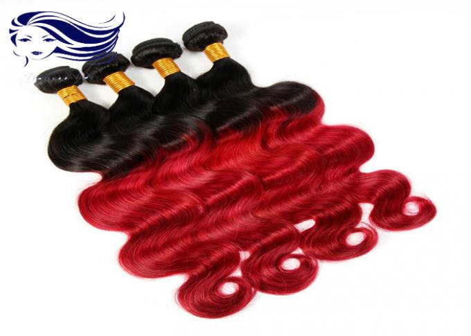 colore vergine brasiliano di Ombre dei capelli di scarsità 1B/99J per capelli neri